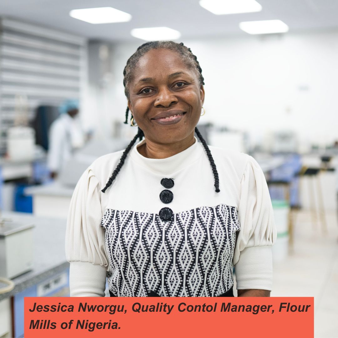 Miller of the Month –  Jessica Nworgu, Quality Control Manager at Flour Mills of Nigeria (FMN)
